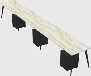 Modern rectangular office desk