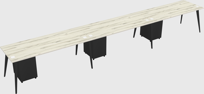 Modern rectangular office desk