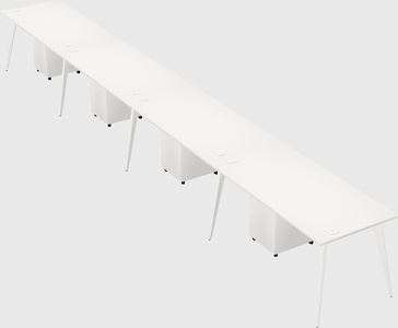 Modern rectangular office desk