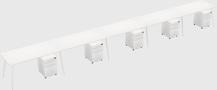 Modern Rectangular Office Desk