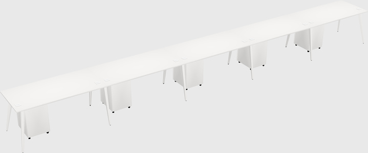 Modern rectangular office desk