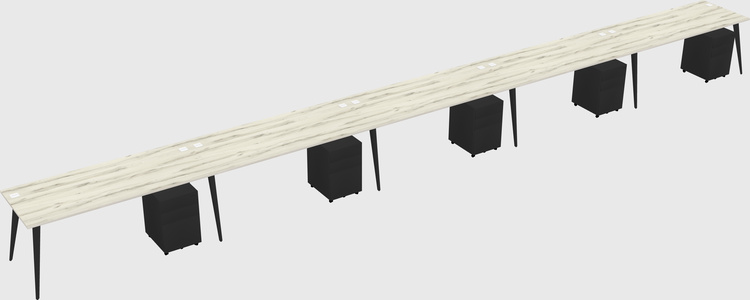 Modern Rectangular Office Desk