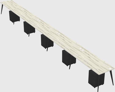 Modern rectangular office desk