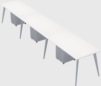 Modern rectangular office desk
