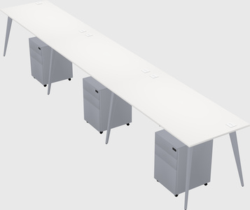 Modern rectangular office desk