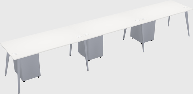 Modern rectangular office desk