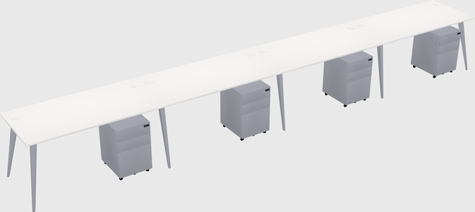 Modern Rectangular Office Desk