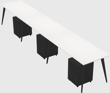 Modern rectangular office desk