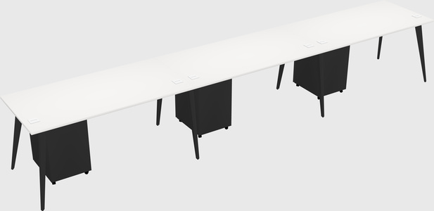 Modern rectangular office desk
