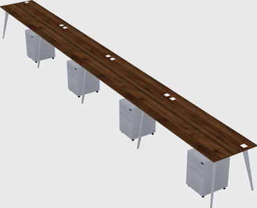 Modern rectangular office desk