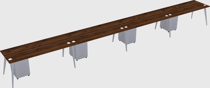 Modern rectangular office desk