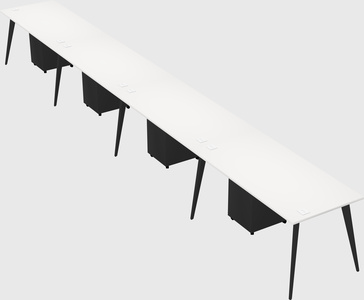 Modern rectangular office desk