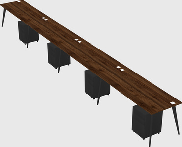 Modern rectangular office desk