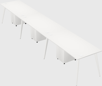 Modern rectangular office desk