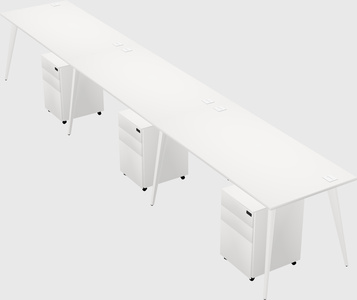 Modern rectangular office desk