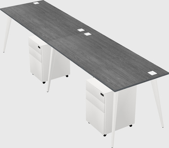 Modern rectangular office desk