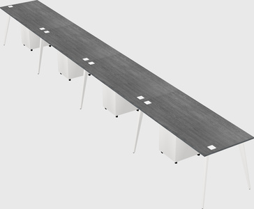 Modern rectangular office desk