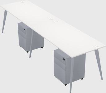 Modern rectangular office desk