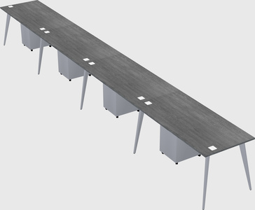 Modern rectangular office desk