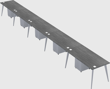 Modern rectangular office desk
