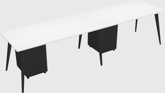 Modern rectangular office desk