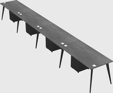 Modern rectangular office desk