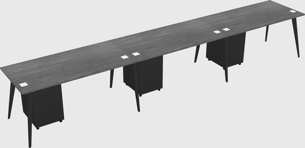 Modern rectangular office desk