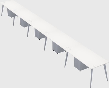 Modern rectangular office desk