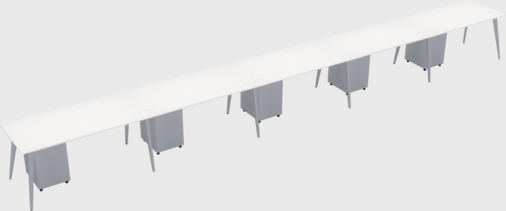 Modern rectangular office desk