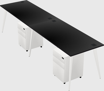Modern rectangular office desk