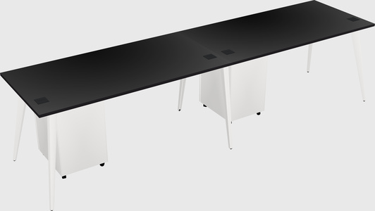 Modern rectangular office desk