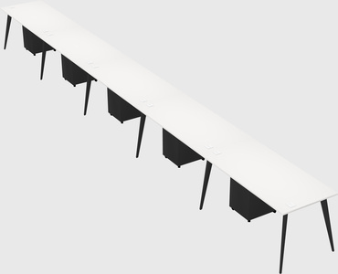Modern rectangular office desk