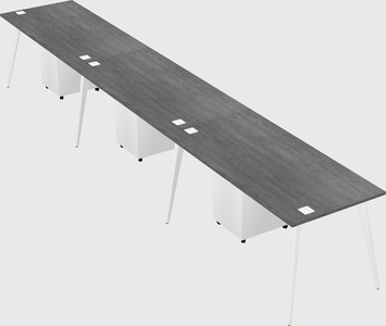 Modern rectangular office desk