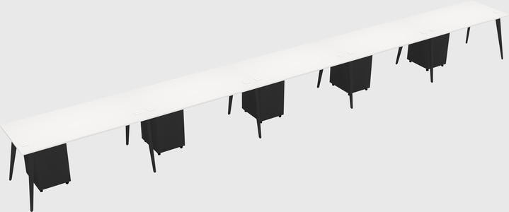 Modern rectangular office desk