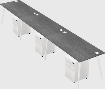 Modern rectangular office desk