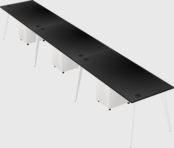 Modern rectangular office desk