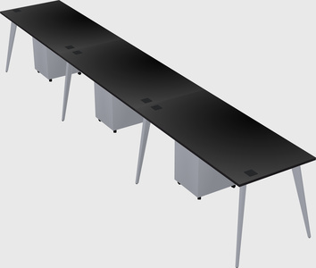 Modern rectangular office desk