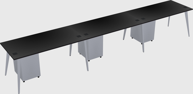 Modern rectangular office desk