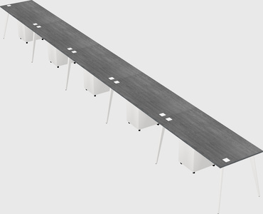 Modern rectangular office desk