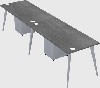 Modern rectangular office desk
