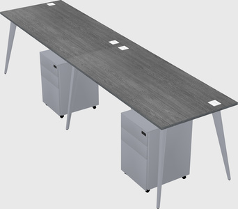 Modern rectangular office desk