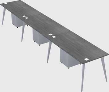 Modern rectangular office desk