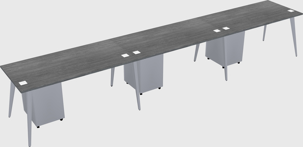 Modern rectangular office desk