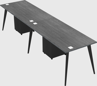 Modern rectangular office desk