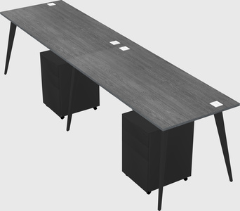 Modern rectangular office desk