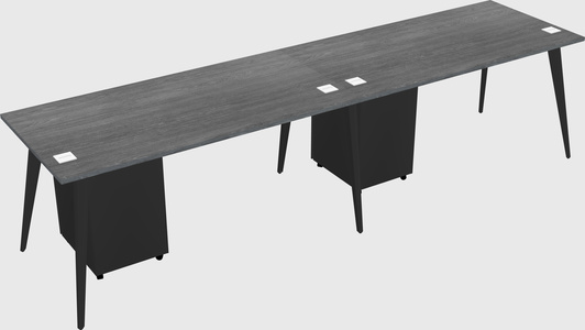 Modern rectangular office desk