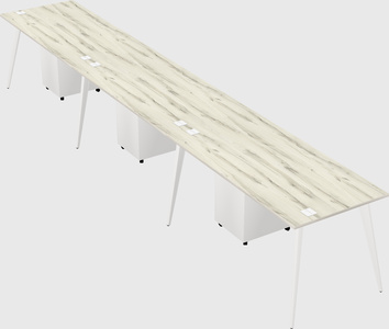 Modern rectangular office desk