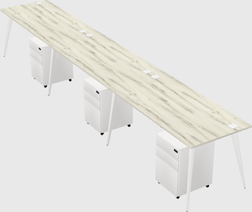 Modern rectangular office desk