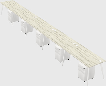 Modern rectangular office desk
