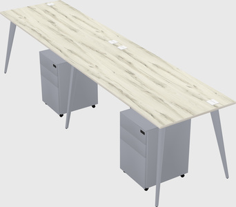 Modern rectangular office desk
